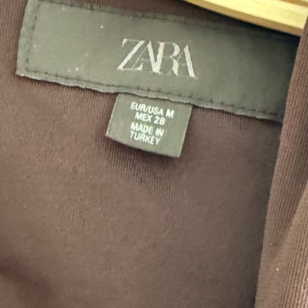 Zara Chocolate Long Sleeve Dress - Picture 4 of 4